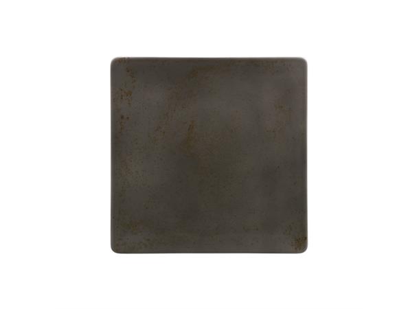 POTTERY tallerken 270x270mm Dekor: Unique Dark Grey